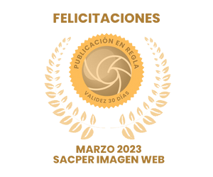 Distinción SACPER Imagen Web — Marzo 2023